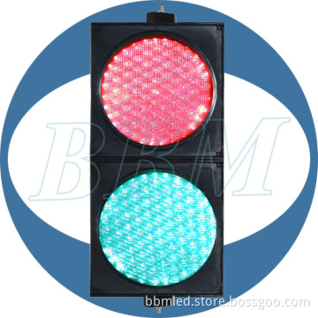 300mm Red Green 12V LED Traffic Signal Lights with Cobweb Lens